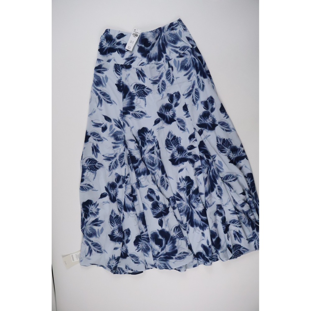 Abercrombie & Fitch Maxi Skirt Blue Floral XS NWT